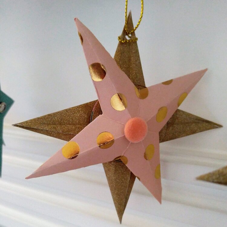 Pink Christmas ornament