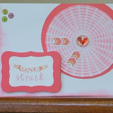 love struck valentines card