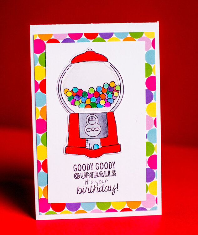 Goody Goody Gumballs Birthday Card