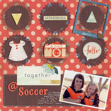 Together @ Soccer - with Silhouette Stamping Kit