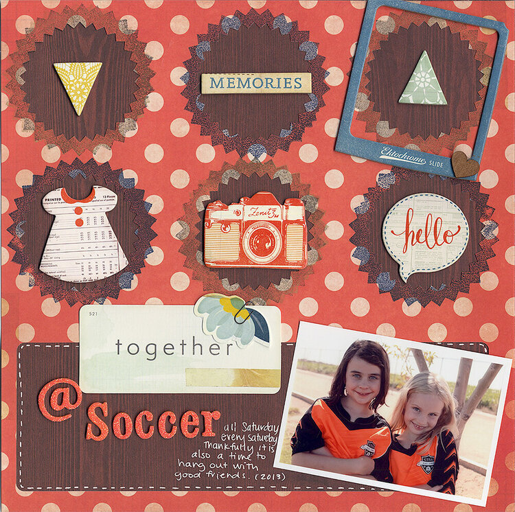 Together @ Soccer - with Silhouette Stamping Kit