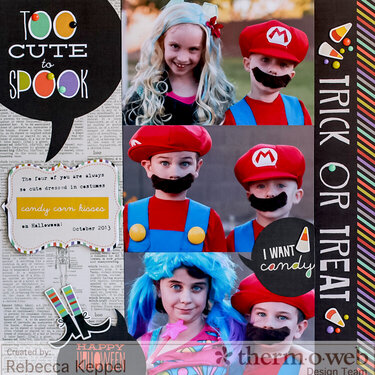 Too Cute to Spook **Therm O Web & Simple Stories