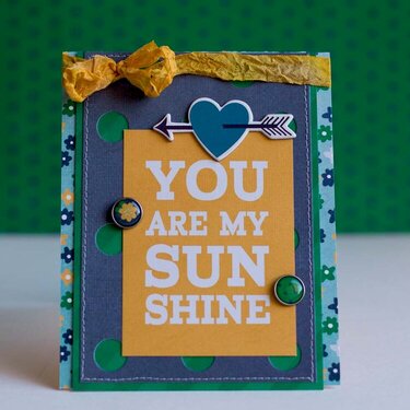 You are My Sunshine Card **NEW Simple Stories**