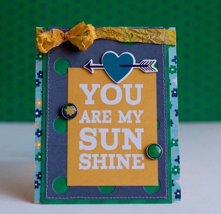 You are My Sunshine Card **NEW Simple Stories**