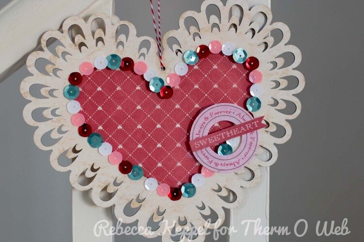 Valentine&#039;s Day Decorations with Therm O Web