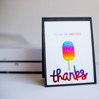 Therm O Web Foils - thank you cards