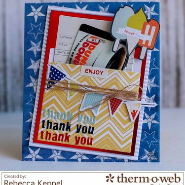 Thank You Gift Card holder and card