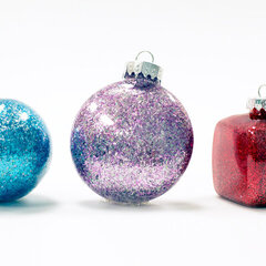 Advantus Sulyn Vintage Sparkle Glitter Ornaments