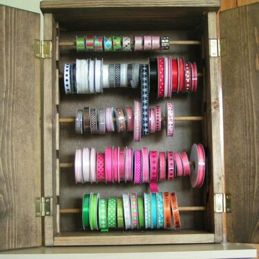 Ribbon Storage Cabinet-inside