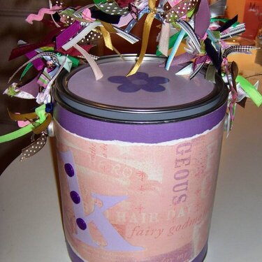 Altered Paint Can - Princess