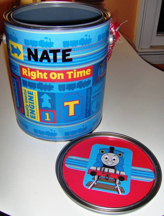 Altered Paint Can - Thomas