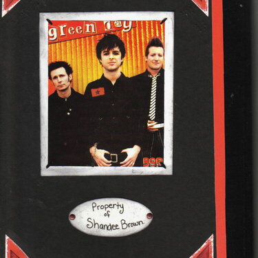 Green Day Book -Back