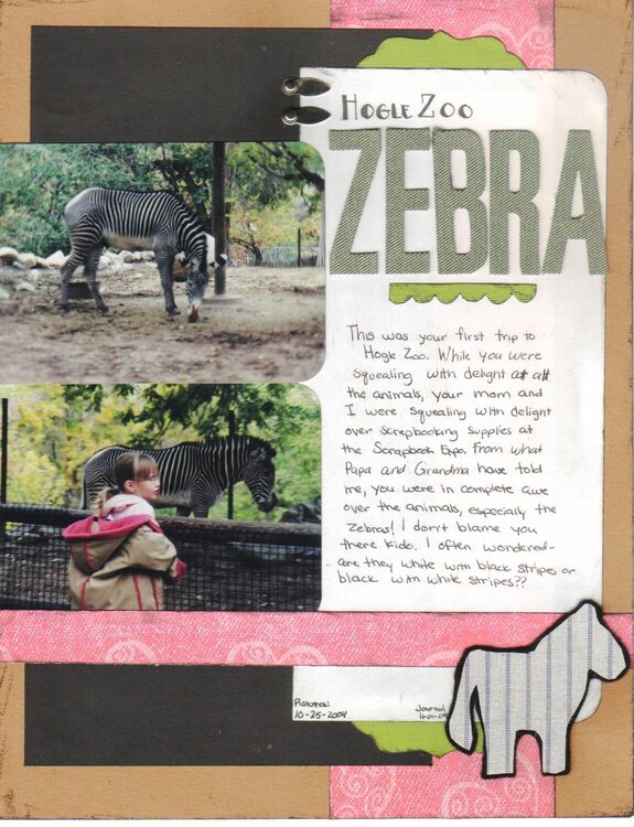 Hogle Zoo Zebra