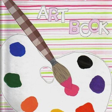 Kids Art  Books **Altered Crayola doodle books**