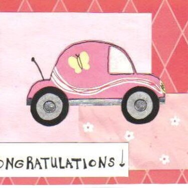 Congratulations **card for new driver**