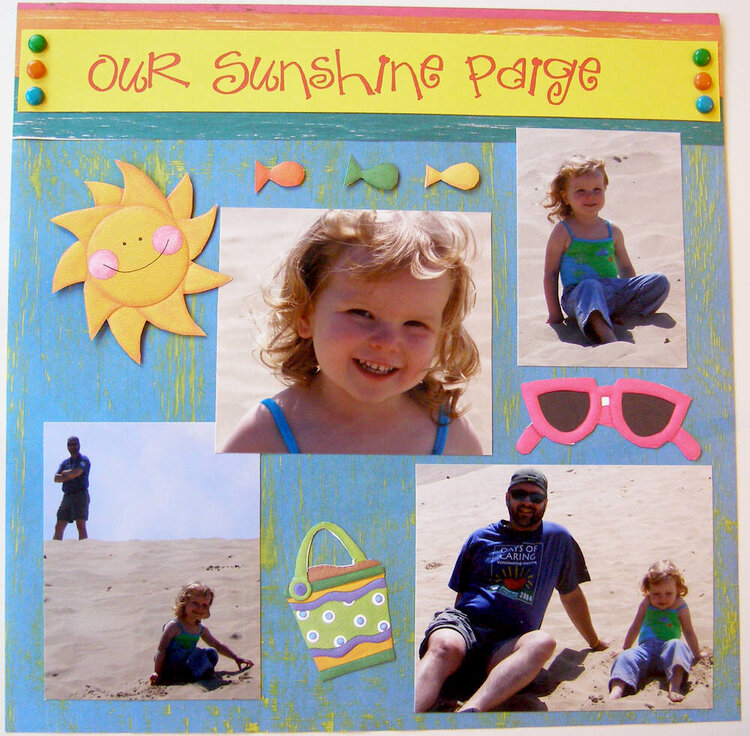 Sunshine Paige double layout