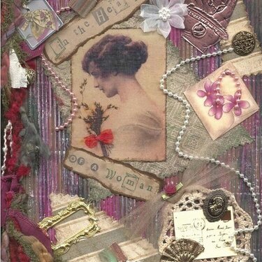 ~IN THE HEART OF A WOMAN~ Collage Book