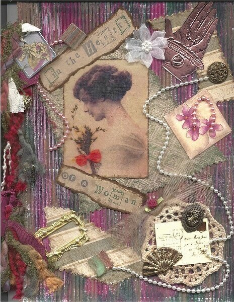 ~IN THE HEART OF A WOMAN~ Collage Book