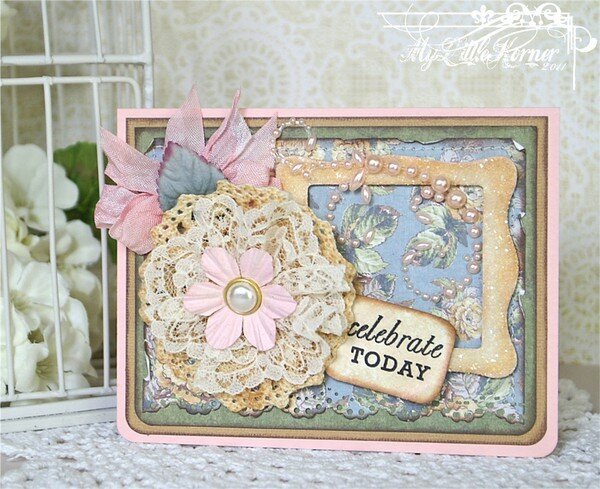 Shabby Chic Birthday Card