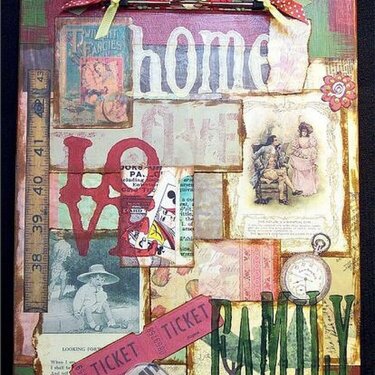 ~Altered Clipboard-Housewarming Gift~