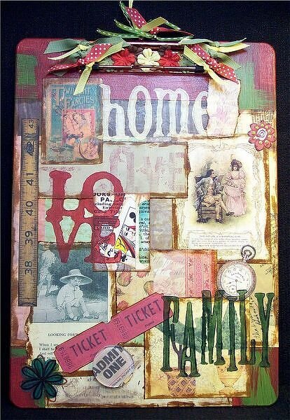 ~Altered Clipboard-Housewarming Gift~