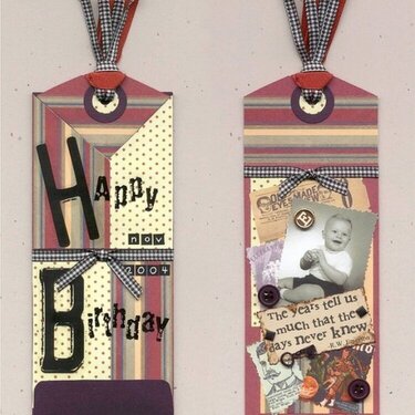 ~Birthday Card / Tag and Pocket~