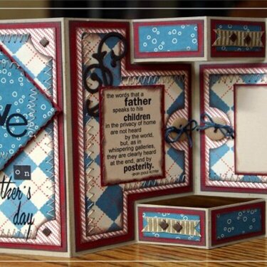 Father's Day Tri-Shutter Card #2