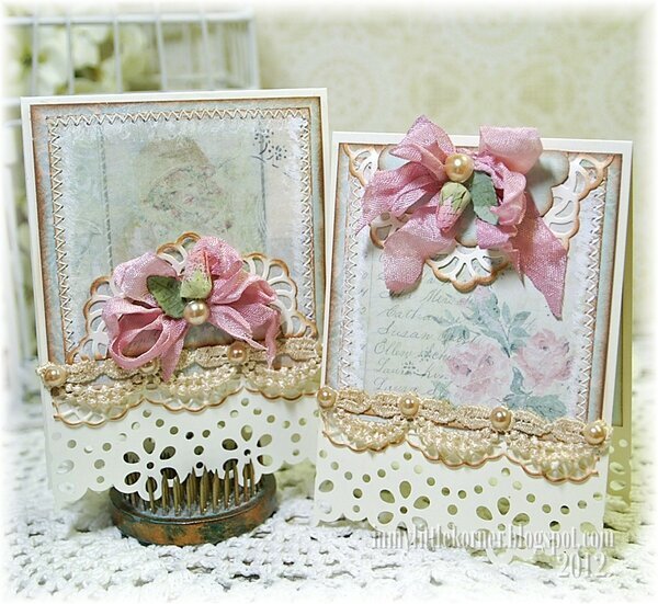 Pastel Mini Note Card Pair