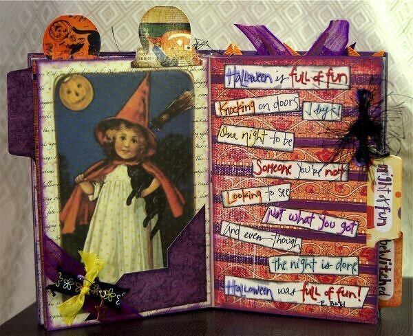 ~Halloween Board Book-New Daisy D&#039;s &amp; Reminisce~