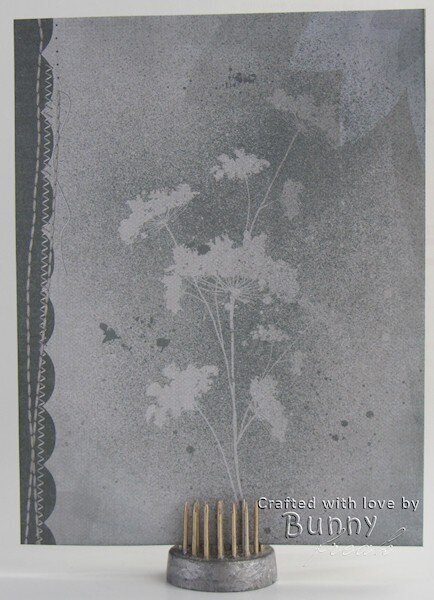 Inky Flower Card