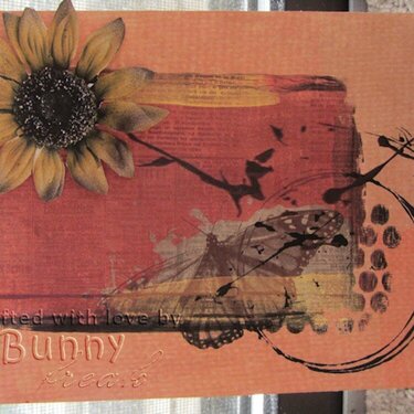 Sunflower Card