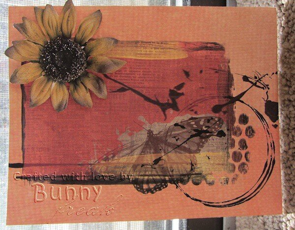 Sunflower Card