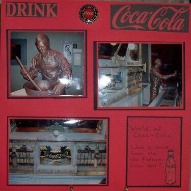 World of Coca Cola Old Fashion Soda Bar