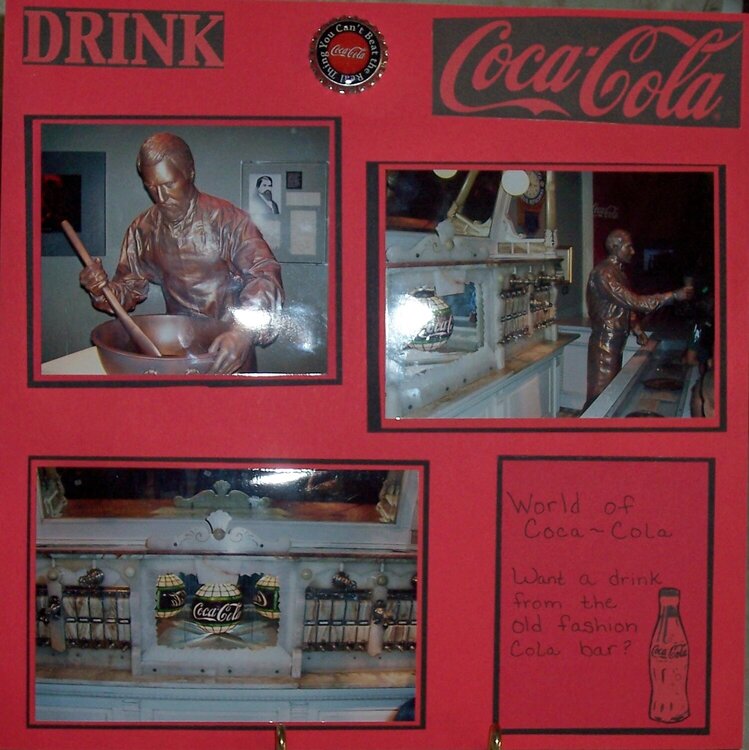 World of Coca Cola Old Fashion Soda Bar