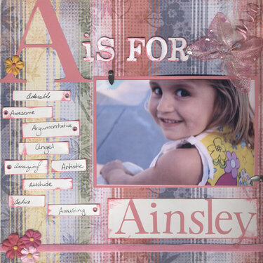 A is for Ainsley