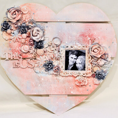 Mixed Media Heart, This is Us