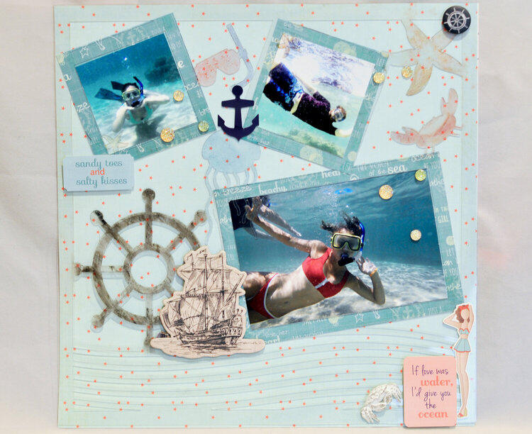 Sandy Toes Acrylic Layout
