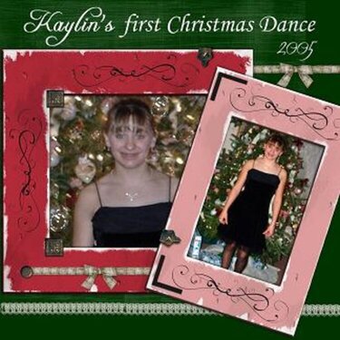 Kaylin&#039;s first Christmas Dance