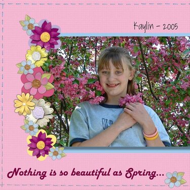 Kaylin, Spring 2005