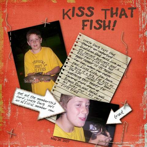 Kiss that fish