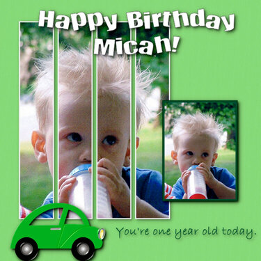 Micah&#039;s First Birthday