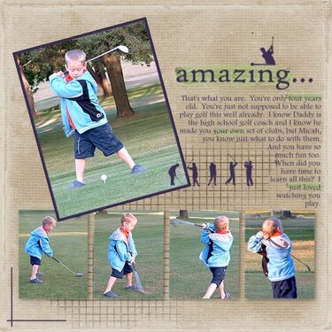 CORRECTED - amazing...Micah Playing Golf Page 1