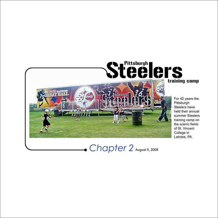 Pittsburgh Steelers Training Camp Chapter 2