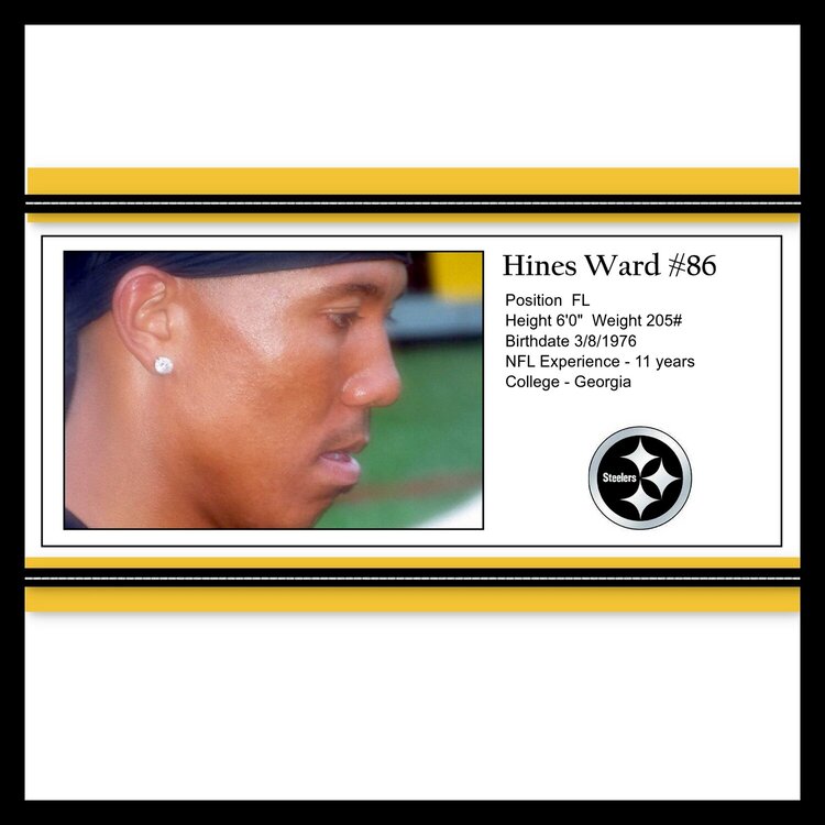 Hines Ward - Steeler Camp Page 1