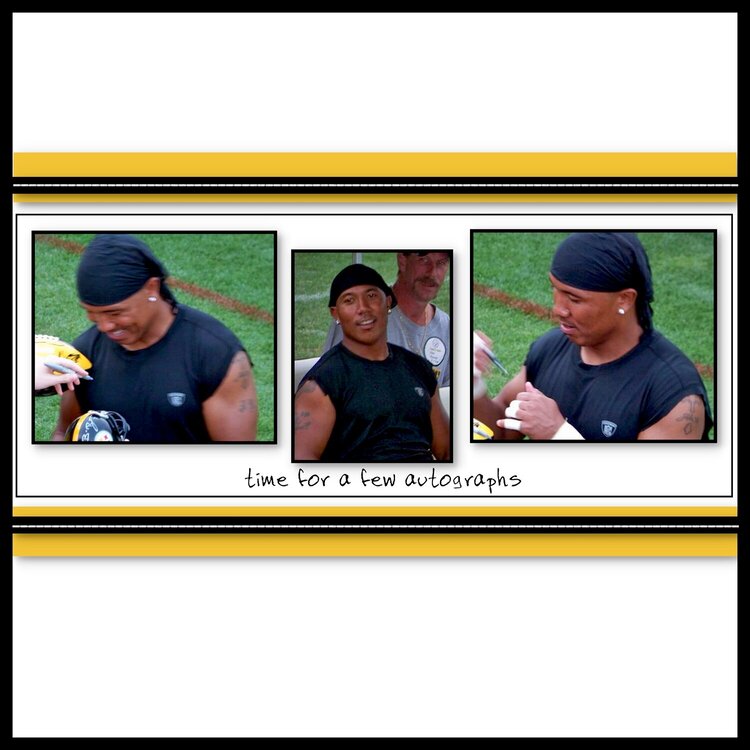 Hines Ward - Steeler Camp Page 2