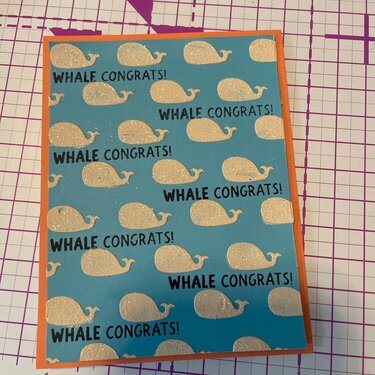 Whale congrats