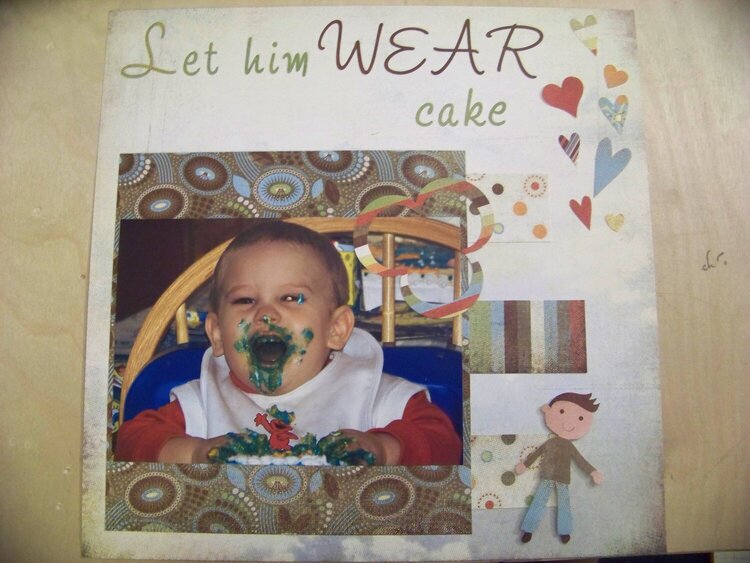 Let him WEAR cake