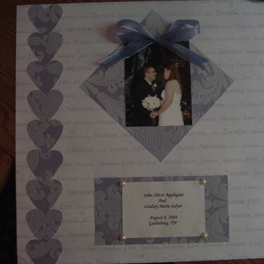 The First Page of my Wedding Album