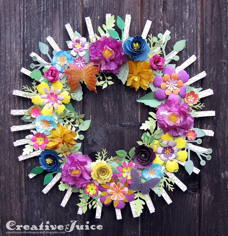 Spring Flower Wreath