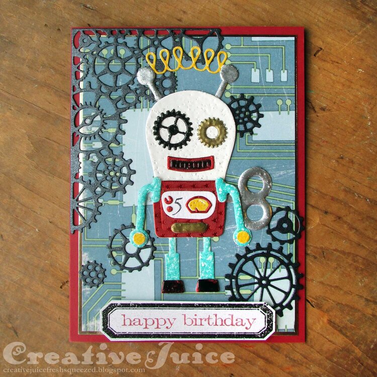 Robotic Birthday Card